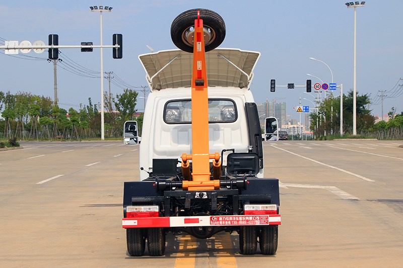 國六東風途逸 藍牌 2-3方 勾臂垃圾車