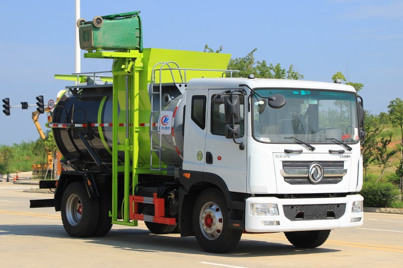 國(guó)六東風(fēng)D9 9.5方 餐廚垃圾車(chē)(圓罐)